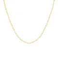 Minimalist S925 sterling silver gold-plated lips chain necklace for DIY pendants - Lip Chain Only (Without Pendant) / 925 Silver / Gold