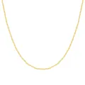 Elegant gold-plated water wave chain necklace made of 925 sterling silver - Wave Chain Only (Without Pendant) / 925 Silver / Gold