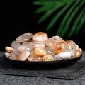 Natural polished mixed agate tumbled stones for home decor and energy healing rituals - Cherry Blossom Agate (2-3cm) / 100g Pack