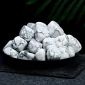 Polished natural white howlite tumbled stones for home decor and healing energy - Howlite (2-3cm) / 100g Pack