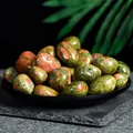 Polished natural unakite tumbled stones for crystal healing and home decor display - Unakite (2-3cm) / 100g Pack