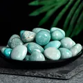 Polished natural blue Amazonite tumbled stones for crystal healing and home decor - Amazonite (2-3cm) / 100g Pack