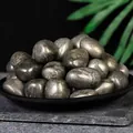 Natural polished golden pyrite tumbled stones for home decoration and crystal healing - Chalcopyrite (2-3cm) / 100g Pack