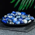 Polished natural blue lapis lazuli tumble stones for home decor and healing therapy - Lapis Lazuli (1-2cm) / 100g Pack