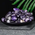 Natural polished purple amethyst tumbled stones for crystal healing and home decor - Amethyst (1-2cm) / 100g Pack