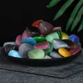Assorted colorful cat's eye tumbled stones for home decoration and crystal healing - Cat's Eye Stone (2-3cm) / 100g Pack