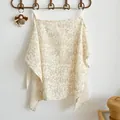 Breathable cotton muslin nursing cover with cute rabbit pattern for breastfeeding privacy - Forest Rabbit / 60*90cm