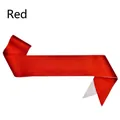 Red glitter blank sash for parties and pageants, plain shiny ceremonial ribbon sash - 9.5x160cm / Red