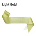 Primo piano di una fascia glitterata oro chiaro per feste e premiazioni. - 9.5x160cm / Oro Chiaro