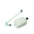 Mint green waterproof nylon waist bag with adjustable strap for sports - Light Green