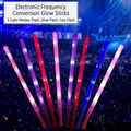 Kleurrijke LED-glowsticks voor concerten met drie knipperstanden. - Meerkleurige Middelgrote Stick