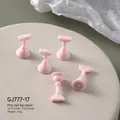 Professional pink magnetic nail tip stand holder for press on nails practice 12x12x25mm - Pink
