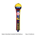 Bâton de supporter gonflable en aluminium thème Colombie pour fans de football, 61 cm - 15.5x61cm / Colombie