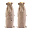 Jute-Weinbeutel mit humorvollem Aufdruck für Immobilienmakler - Du brauchst Stil