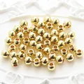 Perline distanziatrici lisce riempite in oro 14K per la creazione di gioielli DIY - 2mm / Oro 14K
