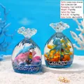Cartoon marine life acrylic liquid ornament featuring dolphin and octopus for stress relief - Octopus (Lucky Bag)