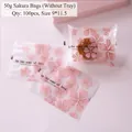 Pink cherry blossom mooncake packaging bags with 'In the name of love' print - Pink Cherry Blossom / 9*11.5cm (100 Pieces/Pack)