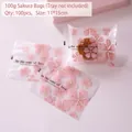 Cherry blossom patterned pastry packaging bags, 100pcs set, size 11x15cm, pink - 11*15CM Pink Cherry Blossom (100 Pcs/Pack)