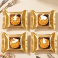 Golden Mid-Autumn mooncake machine-sealed bags with rabbit design, 10x13.5cm size - 10x13.5CM Reunion & Health 4-in-1 (100 Pcs/Pack)