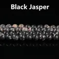 Synthetic black emperor stone jasper round beads for DIY handmade jewelry crafts - Optimized Black Imperial Jasper