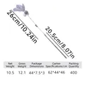 Elegant lavender purple cat teaser wand featuring soft feathers and playful pompoms - Grey Dragonfly Feather Style