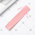 Estuche de terciopelo rosa premium con cordón para papelería y empaque de regalos - 17.7x3.5cm / Rosa