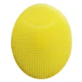 Spazzola per capelli e viso in morbido silicone giallo per neonati per un massaggio delicato - Confezione sfusa / Giallo