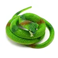 Realistic 75cm grass green rubber cobra snake toy for pranks and garden decoration - Approx 75cm / Grass Green Cobra