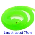 Bright green soft rubber fake snake prank toy approximately 75cm long for tricking - Approx 75cm / Light Green Field Snake