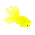 Bright yellow lifelike soft rubber goldfish toy perfect for novelty pranks and play - TPR Giant Goldfish - Yellow