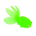 Vibrant neon green soft rubber goldfish toy for prank novelty and bath time fun - TPR Giant Goldfish - Green