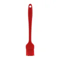 Red heat-resistant one-piece silicone basting brush for baking and BBQ - Oil Brush / Red