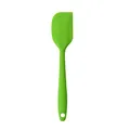 Small lime green silicone spatula with heat resistant one-piece integrated design - Spatula / Green