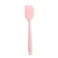 Small pink heat resistant one-piece silicone spatula for baking and cream mixing - Spatula / Nordic Pink