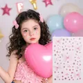 Self-adhesive pink butterfly facial gem stickers for girls stage makeup decoration - 1# Pink Butterfly Face Gems
