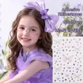 Self-adhesive lavender butterfly face gems stickers for girls stage makeup and party decor - 4# Purple Butterfly Face Gems