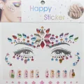 Various colorful crystal face and nail sticker gems for girl's stage makeup decoration - 14# Multi-Color Geometric Face Gems