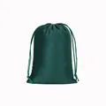 Dark green velvet drawstring pouch bag for jewelry storage and elegant small gifts packaging - 10*14cm / Drawstring Bag / Dark Green