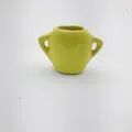 Mini yellow ceramic vase refrigerator magnet with double handles for home decoration - Yellow Mini Double-Eared Jar (KK)