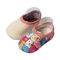 Anti-slip baby indoor floor socks with cartoon bear pattern and cream velvet finish - (Fleece Style) Patterned Bear