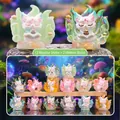 Fantasy nine-tailed fox blind box set with 12 regular styles and 2 hidden chase models - A163 Moonlit Green Hill Nine-tailed Fox Box 12 / Random One