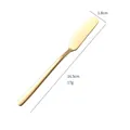 Goldenes Butter- und Marmeladenmesser aus 304 Edelstahl mit 16,5 cm langem Griff - 410 Edelstahl Gold