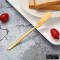 Eleganter goldener 304 Edelstahl Buttermesser zum Streichen von Marmelade und Sahne - 304 Edelstahl Titangold
