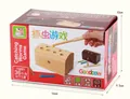Packaging box for wooden catching worms game with dimensions 16cm x 9.5cm x 10cm - Wooden Magnetic Bug Catching Game