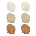 Set of newborn anti-scratch mittens in three neutral earth-tone colors with elastic wrists - One Size / Apricot/Khaki/Caramel (6 Pairs Set)
