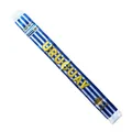 Uruguay 2026 World Cup fan scarf in satin with blue stripes and white fringe finish - 135cm / Uruguay