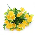 Realistic vibrant yellow artificial daisy bouquet for home and garden floral decoration - Yellow Daisy