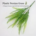 Lifelike green artificial Persian fern grass branch for home and garden decoration - Plastic Persian Grass