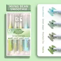 Pack de 4 subrayadores con purpurina en colores brillantes para dibujo y arte. - Batido de Frijoles Verdes (Pack de 4) / Punta biselada