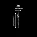 Clear acrylic spiral Christmas icicle ornament with dimensions 10.2cm for tree decor - Style 2